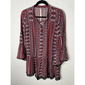 Uncle‎ Frank Aztec Tiered Top